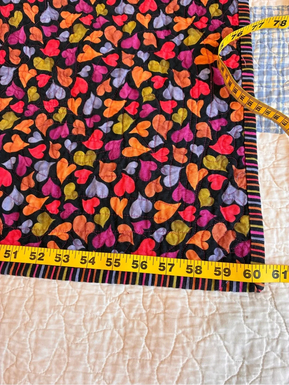 Handmade Appliqués Patchwork Quilt